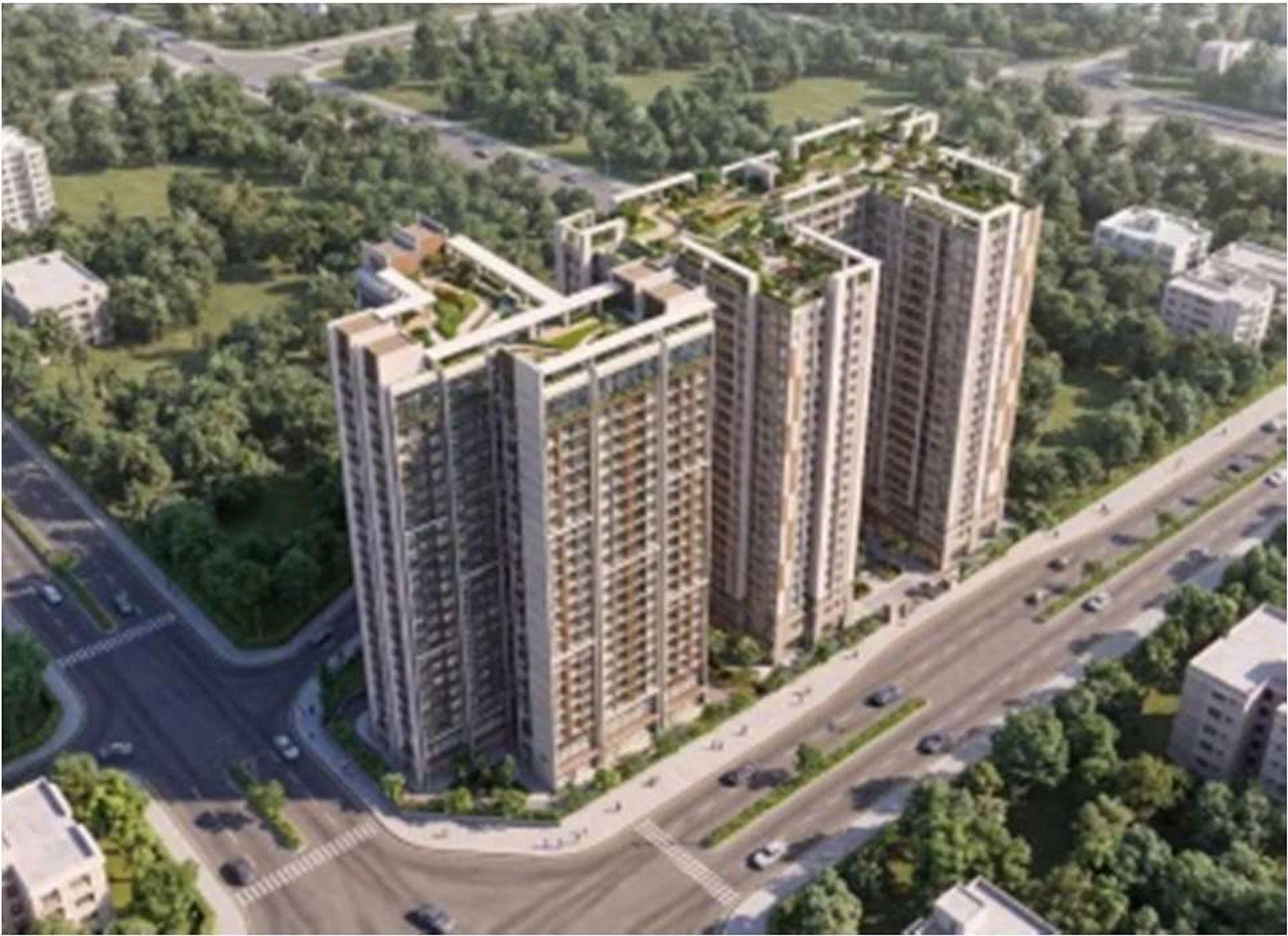 Phối cảnh nhà ở xã hội CT2 CT3 Vĩnh Thanh chất lượng cao