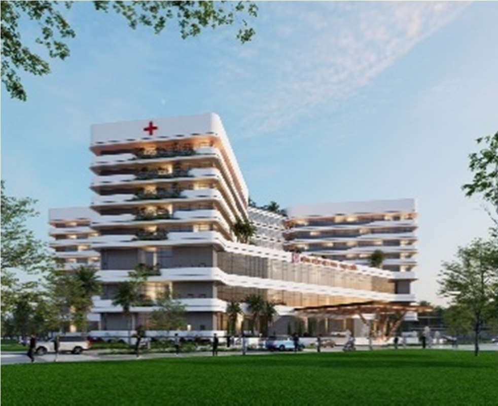 Phối cảnh Bệnh viện Việt Nam - Thụy Điển Uông Bí