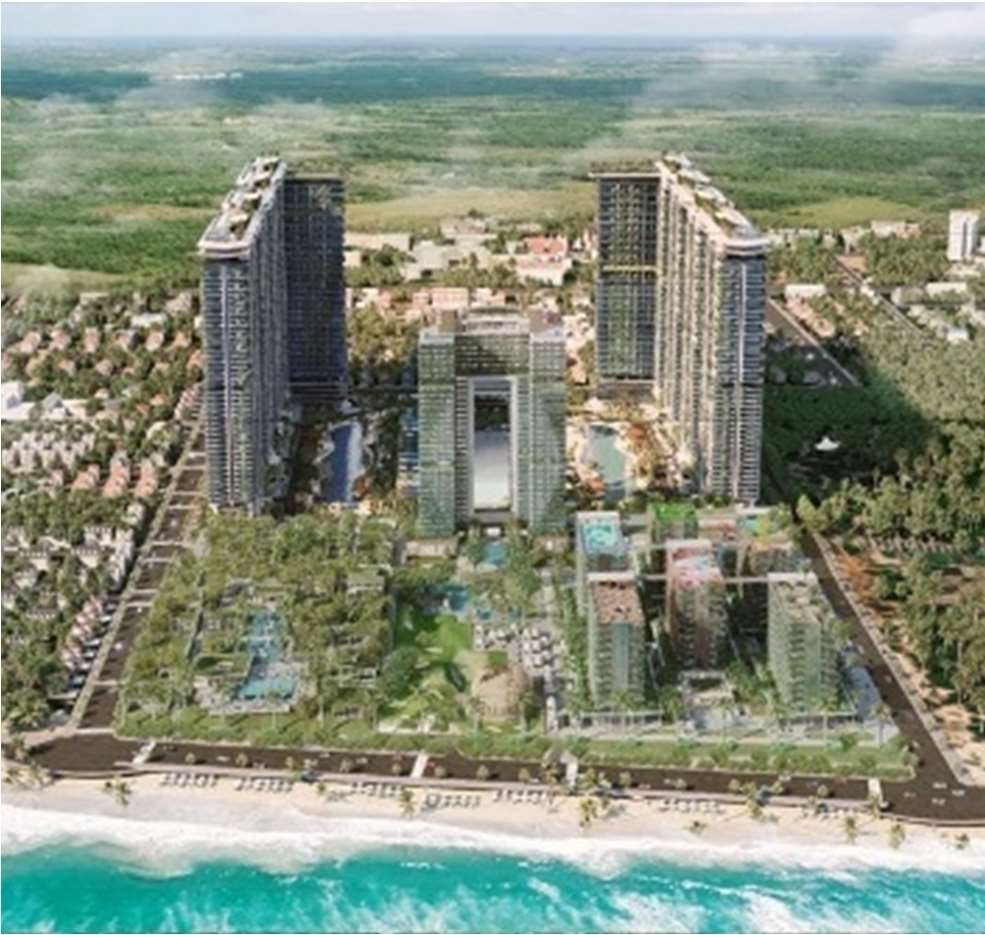 Phối cảnh khu du lịch ANTARES Đại Dương